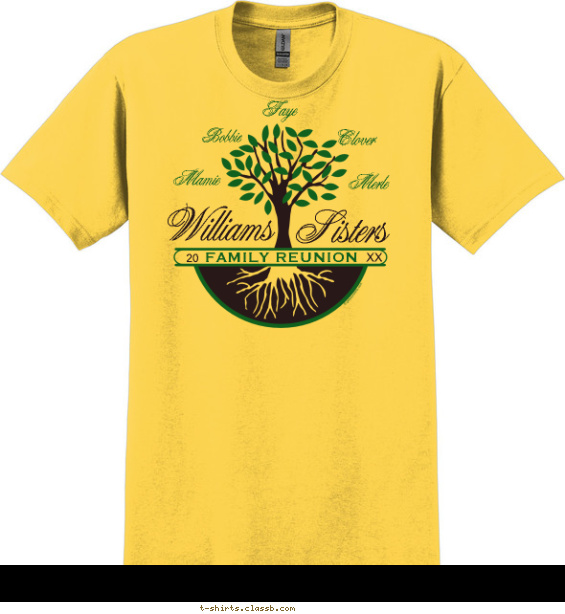 Tree and Roots T-shirt Design