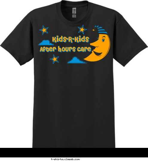 After hours care Kids-R-Kids T-shirt Design Sp1804