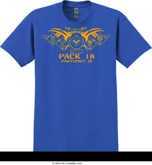 DO YOUR BEST Pawtucket, RI PACK 18 T-shirt Design 