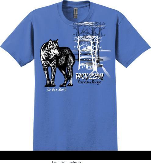 Do Your Best! MPCS Kennesaw, Georgia PACK 2269 T-shirt Design 