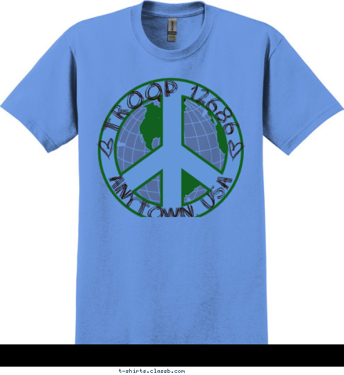 ANYTOWN, USA TROOP 12686 T-shirt Design SP2689