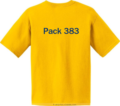 Pack 383
 DO YOUR BEST Shelby Township, USA PACK 123 T-shirt Design 