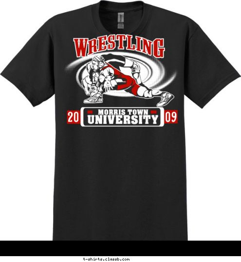 09 20 MORRIS TOWN UNIVERSITY T-shirt Design 