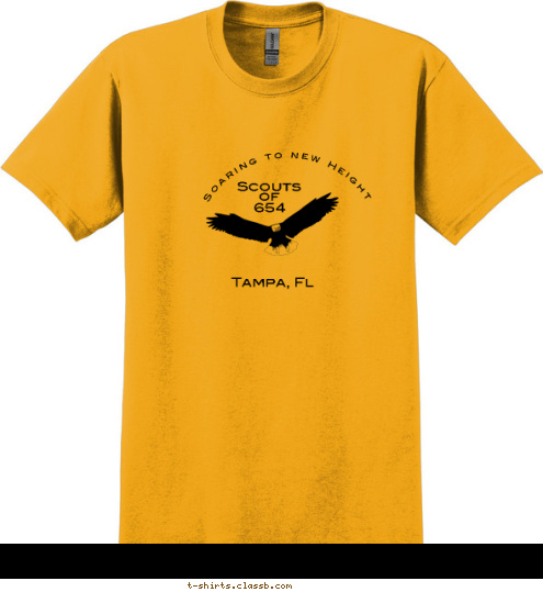  St. John Progressive MB Church   Scouts
   of   Soaring to new Height  654  Tampa, Fl T-shirt Design 