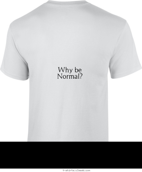 Why be
Normal? When you could be a Schmidt. Schmidt Family Reunion Why be 
Normal? T-shirt Design 