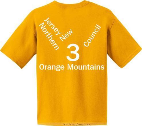 Council Northern New Jersey Council 3 Orange Mountains Maplewood, NJ PACK 3 CUB SCOUT DO YOUR BEST T-shirt Design 