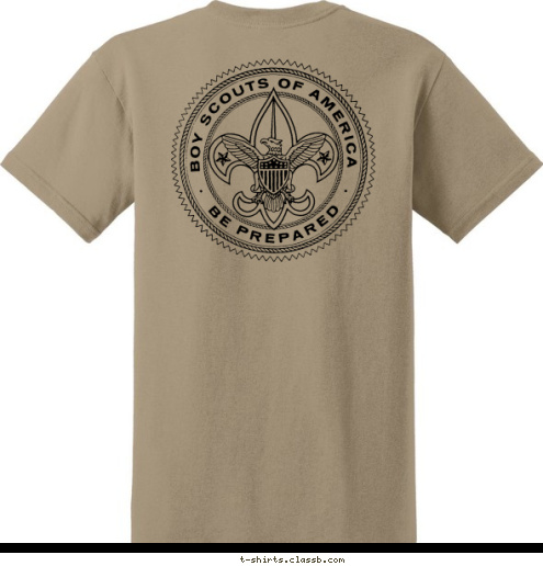 TROOP 245 NAS LEMOORE, CA T-shirt Design 