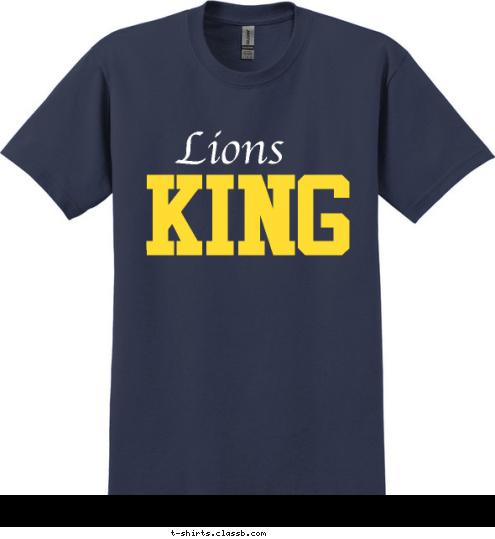 KING Talk To The Paw!!! Lions T-shirt Design 