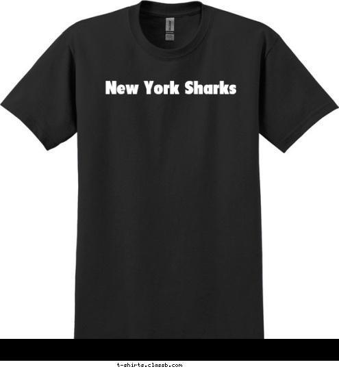 New York Sharks T-shirt Design 