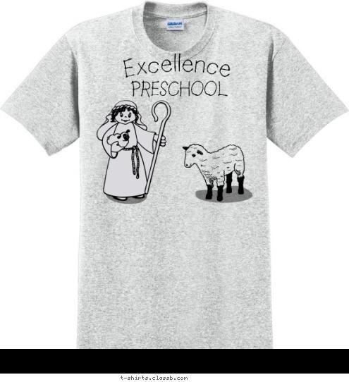 PRESCHOOL Excellence T-shirt Design SP1748