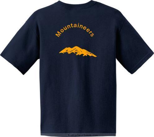 Mountaineers FIRST 3315 Mountaineers T-shirt Design 