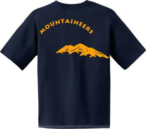 3315 Mountaineers T-shirt Design 