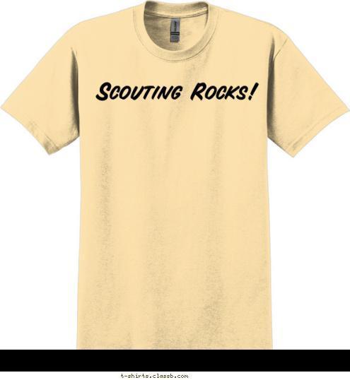 Scouting Rocks! T-shirt Design 