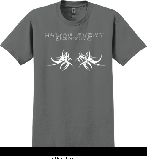 Hawaii Event Lighting T-shirt Design 