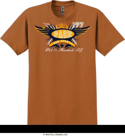 Pack 177 Mountainside, NJ CUB SCOUTS 177 T-shirt Design 