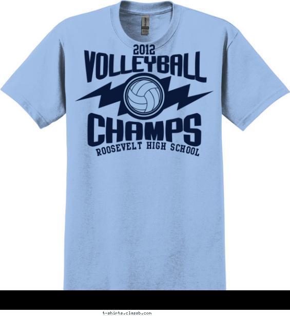 Prep Volleyball Champions T-shirt Design