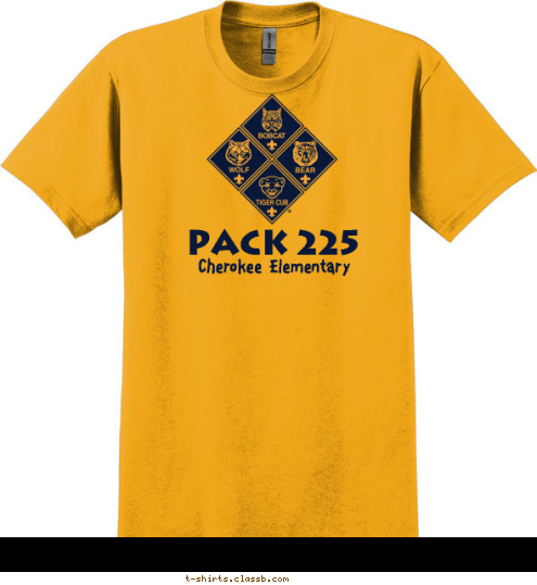 Do Your Best! ® Cherokee Elementary PACK 225 T-shirt Design 