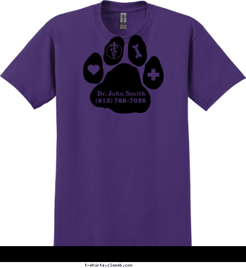 New Text New Text
Four Paws Animal Clinic
and Grooming
(919)942-1788 New Text Dr. John Smith (813) 788-7026 T-shirt Design 