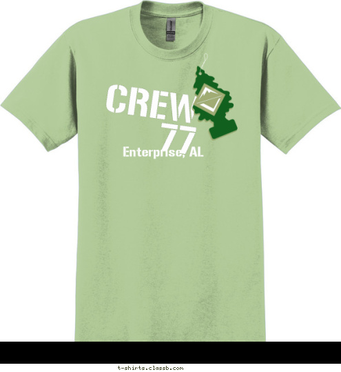 Enterprise, AL CREW 
77 T-shirt Design 