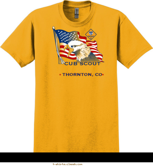 CUB SCOUT PACK 212 THORNTON, CO T-shirt Design 