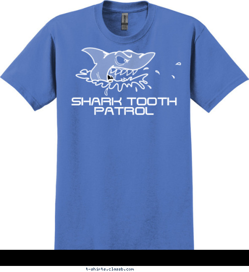 SHARK TOOTH PATROL PROVIDENCE,
 RI 28 TROOP T-shirt Design 