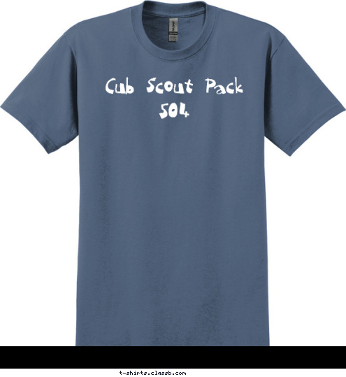 Cub Scout Pack 504 T-shirt Design 