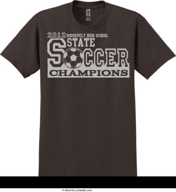 State Champs Soccer T-shirt Design