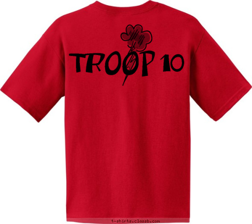 TROOP 10 Troop 10
China, Texas The lightning strikes
 before you hear 
the thunder roar. . . T-shirt Design lightning