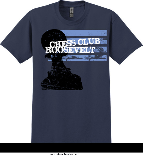 ROOSEVELT CHESS CLUB T-shirt Design SP1697