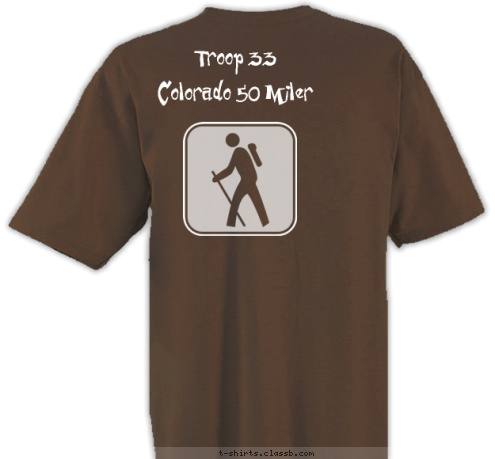 Troop 33 Troop 33
Colorado 50 Miler T-shirt Design T33 Colorado 50 Miler