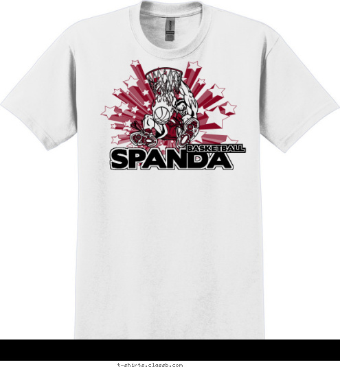  BASKETBALL SPANDA  T-shirt Design 