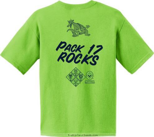 Cub Scout
Pack 17
Jamestown, NC Cub Scout
Pack 17
Jamestown, NC Cub Scout
Pack 17
Jamestown, NC Pack 17
ROCKS Cub Scout
Pack 17
Jamestown, NC T-shirt Design 