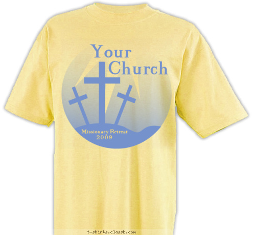 Your Missionary Retreat
2009 Your Church T-shirt Design sp1877