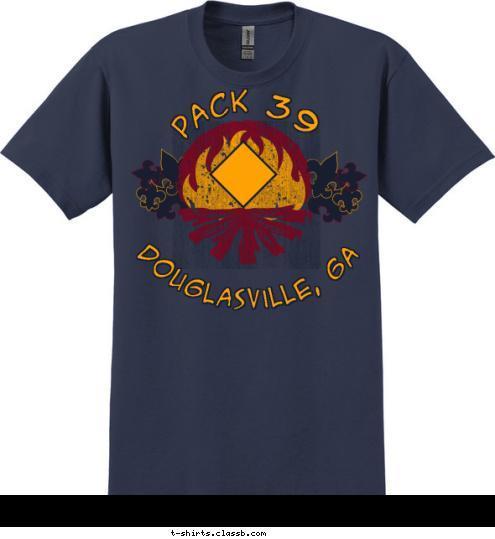 PACK 39 Douglasville, GA T-shirt Design 