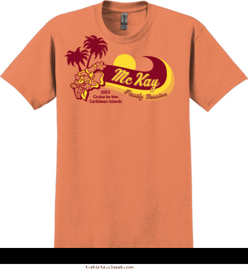 2012
Cruise to the
Caribbean Islands Family Reunion McKay T-shirt Design SP414