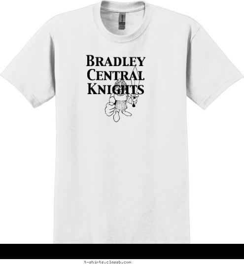 New Text New Text Bradley Central Knights T-shirt Design 