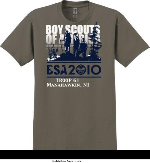 TROOP 61
Manahawkin, NJ
 T-shirt Design 