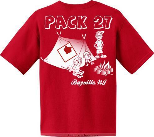 Bayville, NJ PACK 27 Bayville, NJ PACK 27 T-shirt Design 