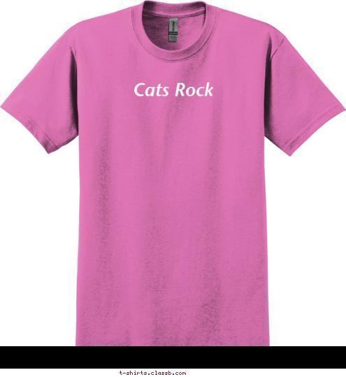 Cats Rock T-shirt Design 