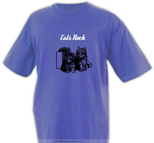 Cats Rock T-shirt Design 