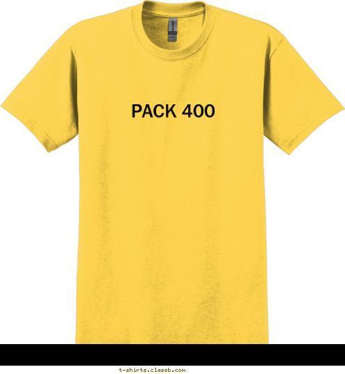 PACK 400 T-shirt Design 