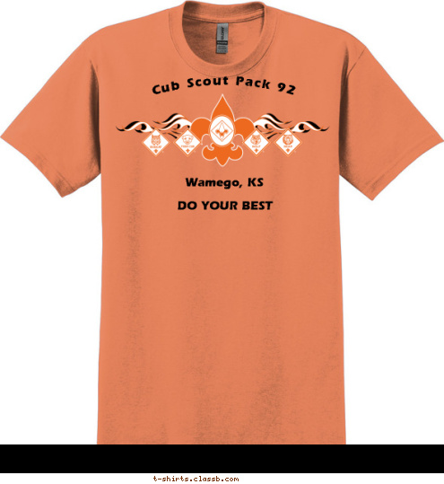 Wamego, KS

DO YOUR BEST Cub Scout Pack 92 T-shirt Design 