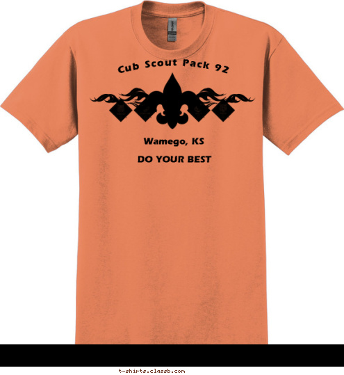 New Text Wamego, KS

DO YOUR BEST Cub Scout Pack 92 T-shirt Design 