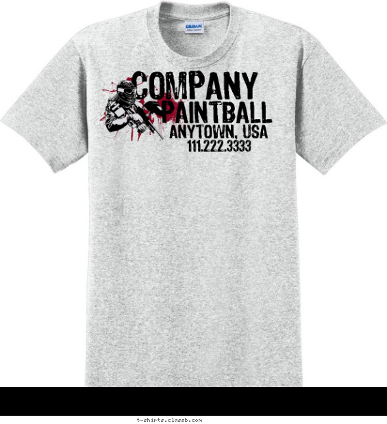 Paintball Smackdown T-shirt Design