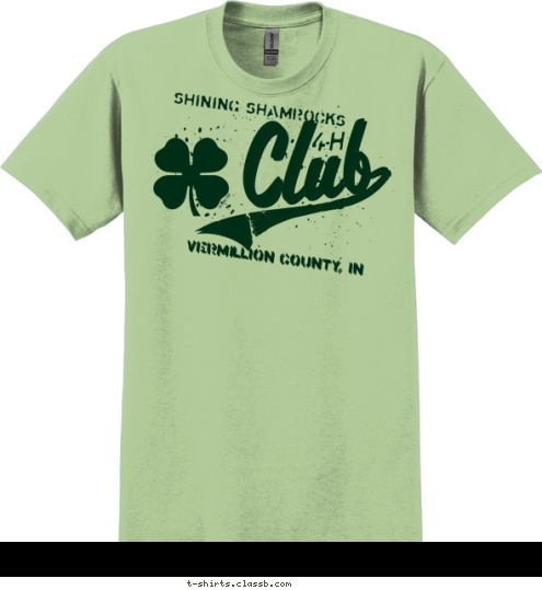 New Text AND RURAL RAISED RURAL RAISED Farm
  Fed Farm
  Fed Vermillion County, IN Shining Shamrocks T-shirt Design 