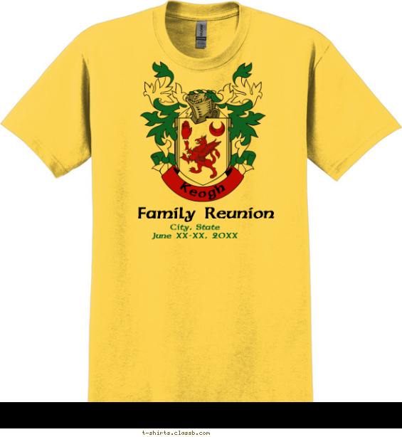 Family Crest T-shirt Design