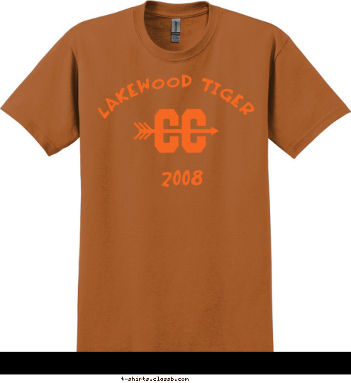 CROSS COUNTRY
2008 LAKEWOOD TIGERS LAKEWOOD TIGERS LAKEWOOD TIGER 2008 T-shirt Design 