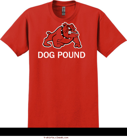 WAGONER COBRA DOG POUND Catch the 
Bulldog Spirit! T-shirt Design 