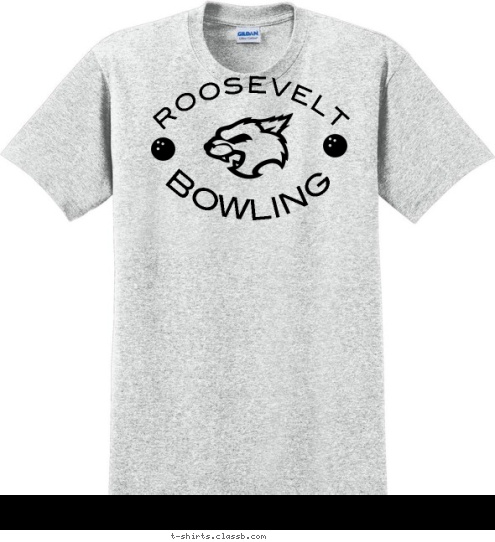 BOWLING ROOSEVELT T-shirt Design SP1499