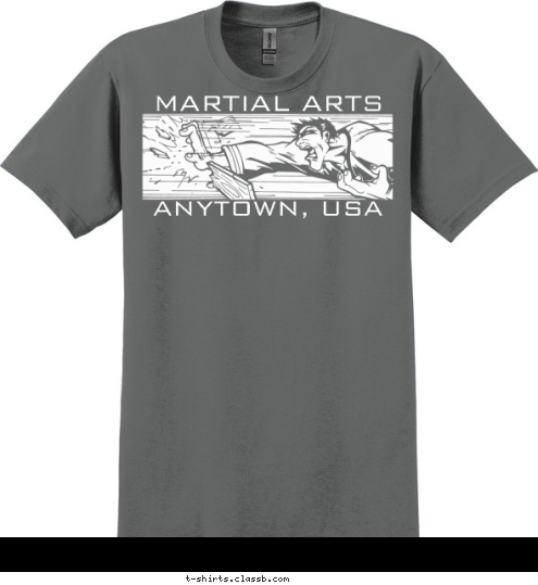 ANYTOWN, USA

 MARTIAL ARTS T-shirt Design SP1647